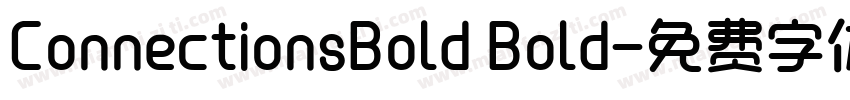 ConnectionsBold Bold字体转换